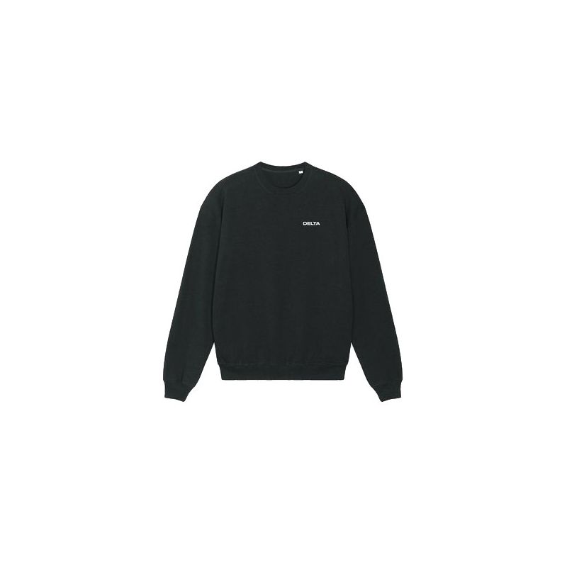 MIKINA DELTA GANG CREWNECK - černá - M