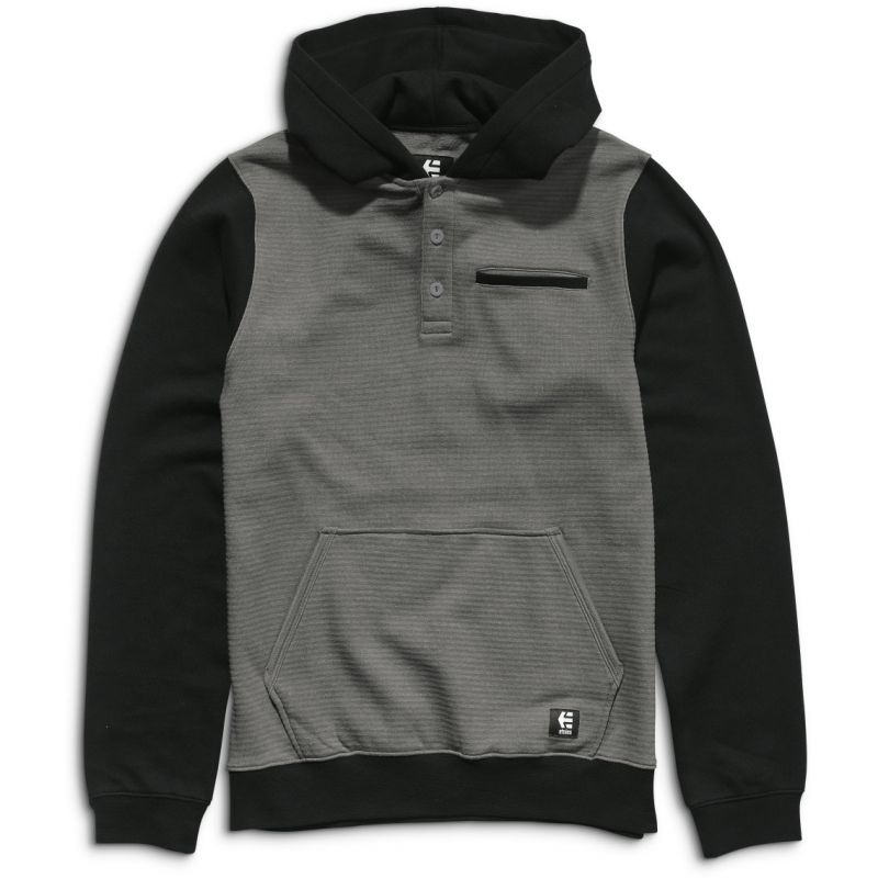 Etnies point a henley - šedá - XL