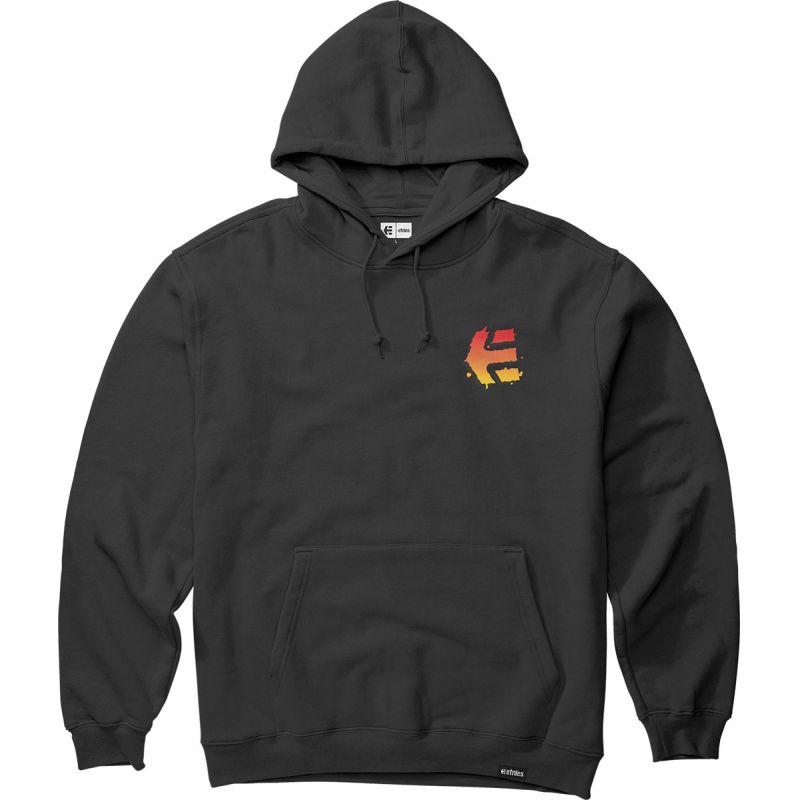 MIKINA ETNIES Rad Hoodie - černá - M