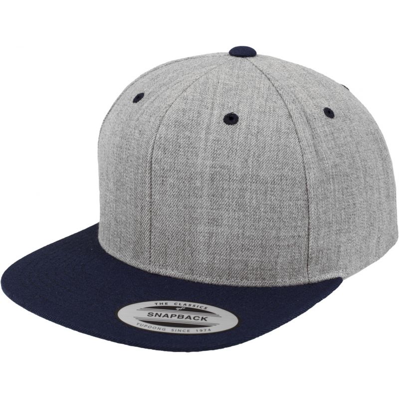 KŠILTOVKA URBAN CLASSICS Classic Snapbac - šedá - 316740