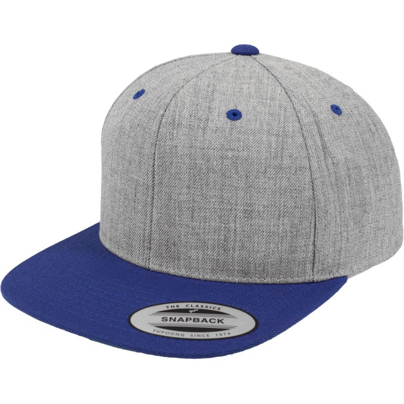 KŠILTOVKA URBAN CLASSICS Classic Snapbac - šedá - 316742