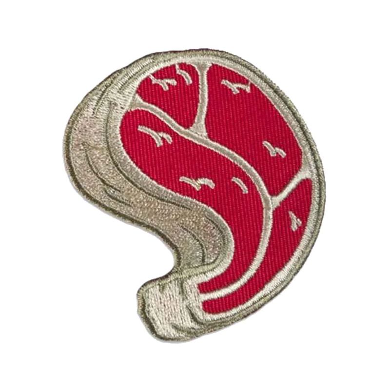 NÁŠIVKA THE DUDES Steak Patch - červená