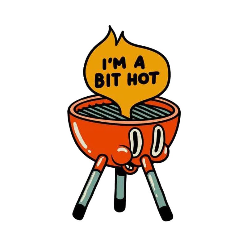 NÁŠIVKA THE DUDES Hot Patch - oranžová