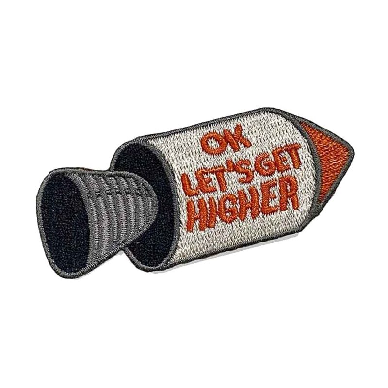 NÁŠIVKA THE DUDES Higher Patch - černá