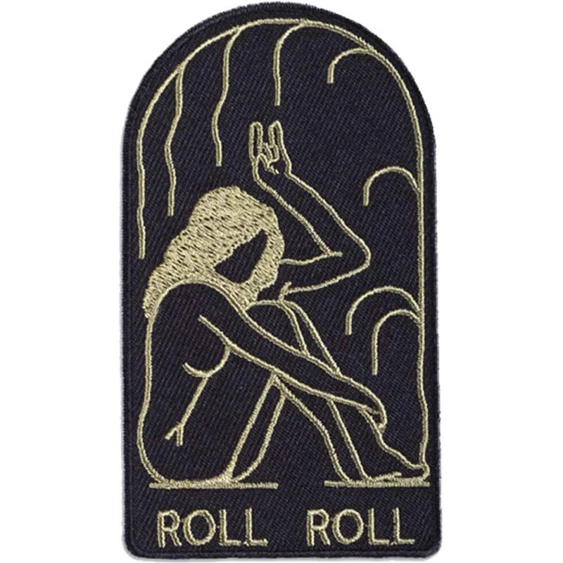 NÁŠIVKA THE DUDES Roll Roll Patch - černá