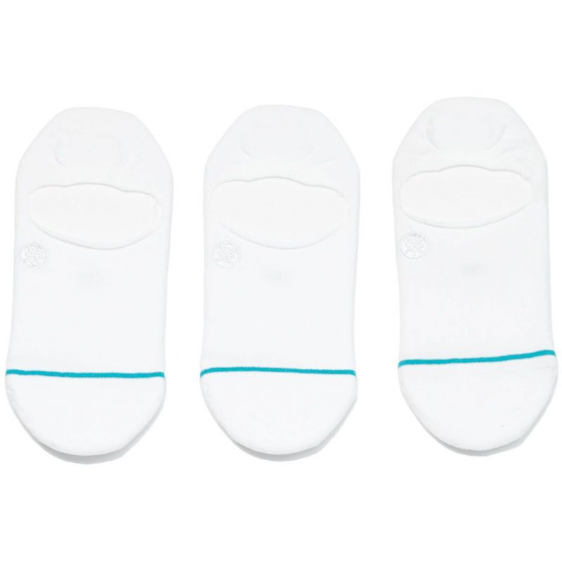 PONOŽKY STANCE ICON NO SHOW 3 PACK - bílá - M