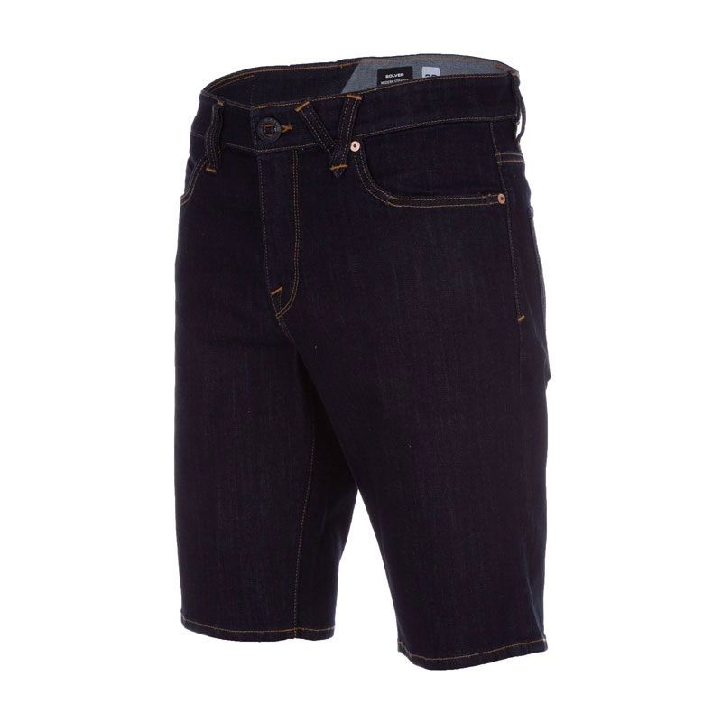 KRAŤASY VOLCOM SOLVER DENIM - tmavě modrá - 32