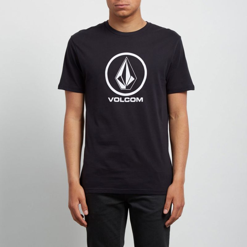 TRIKO VOLCOM Crisp Bsc S/S - černá - L