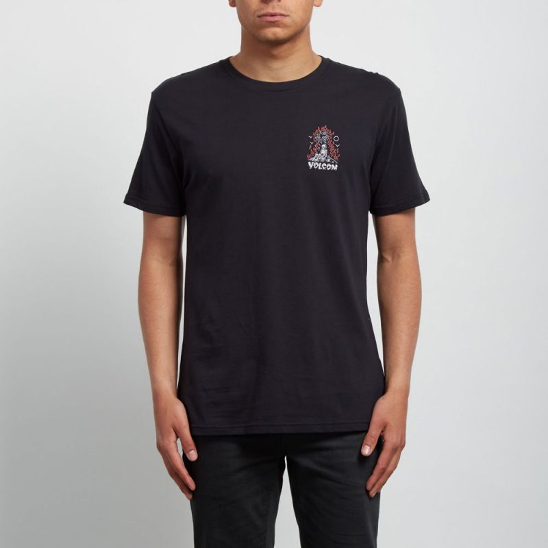TRIKO VOLCOM Fridazed Bsc S/S - černá - M