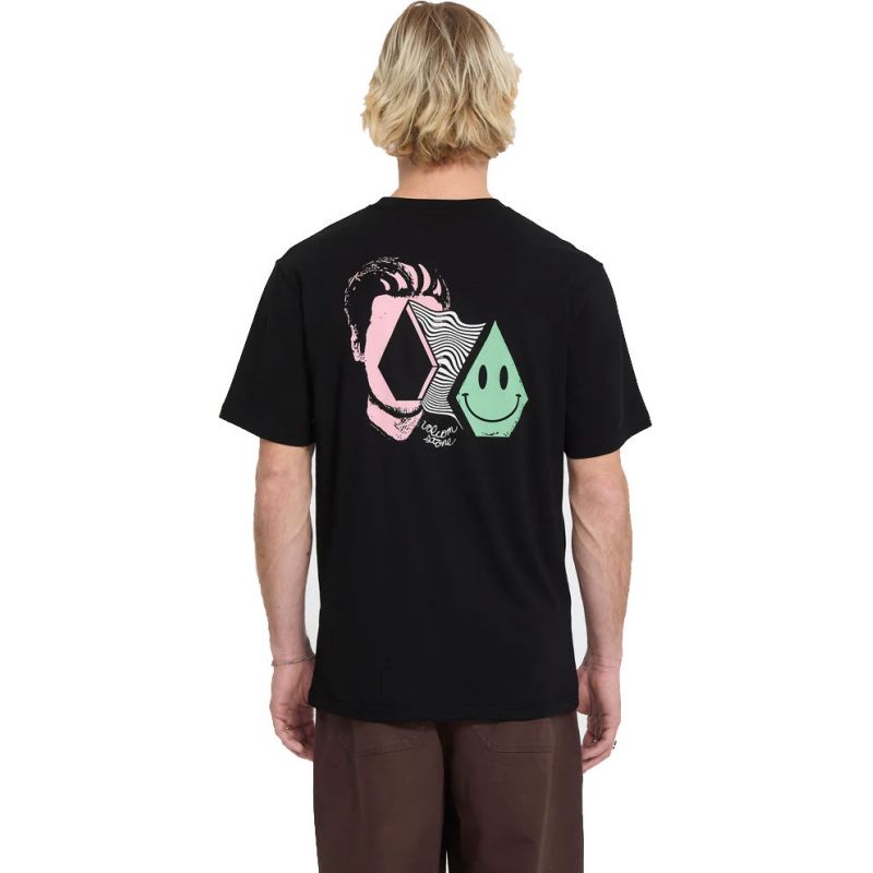 TRIKO VOLCOM Aura Bsc S/S - černá - L