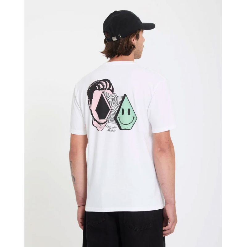 TRIKO VOLCOM Aura Bsc S/S - bílá - L
