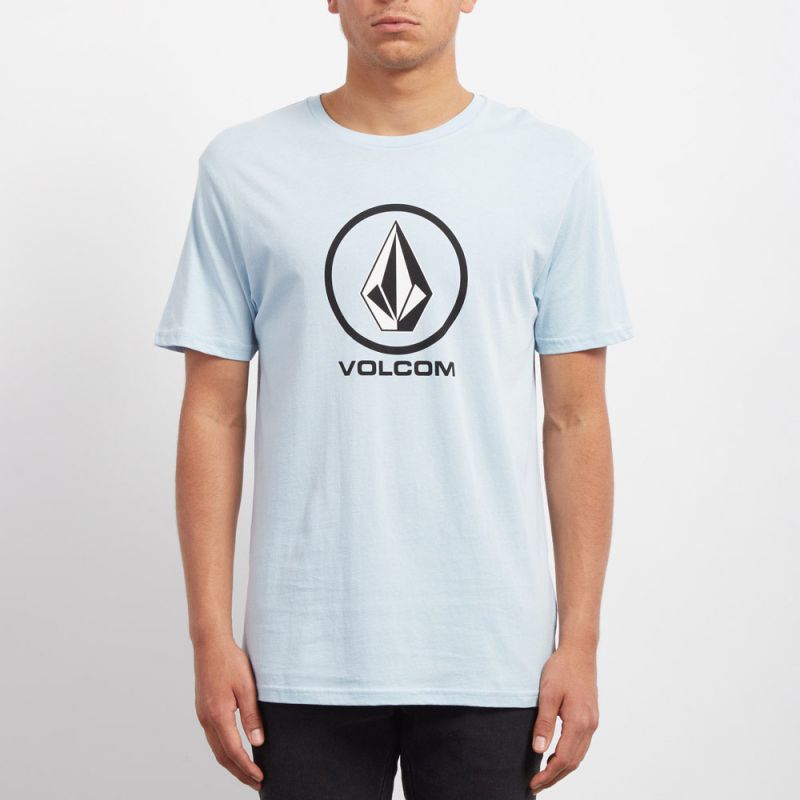 TRIKO VOLCOM Crisp Stone Bsc S/S - modrá - L