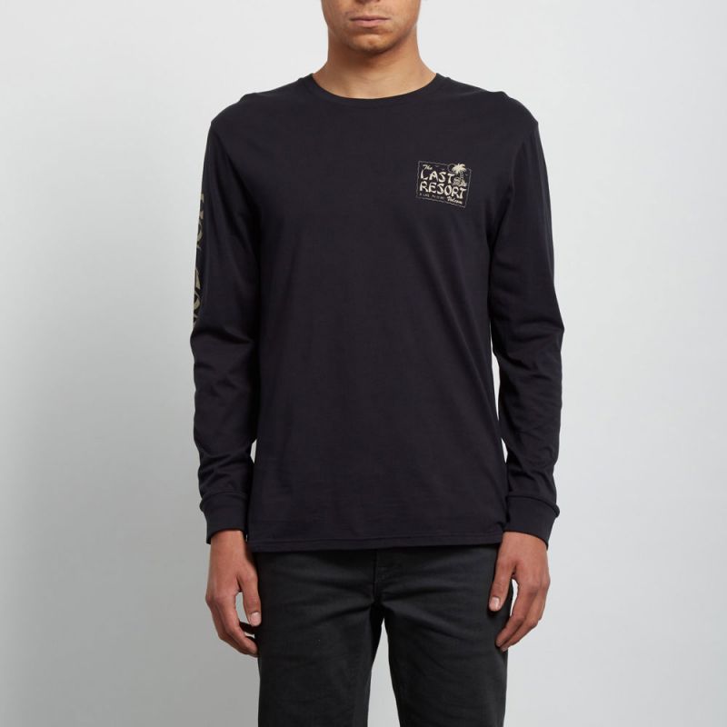 TRIKO VOLCOM Last Resort Bsc L/S - černá - L