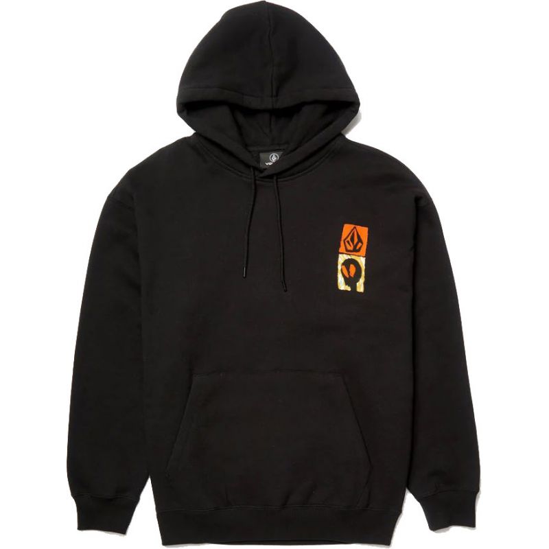 MIKINA VOLCOM Gonyvaders Hoodie - černá - L