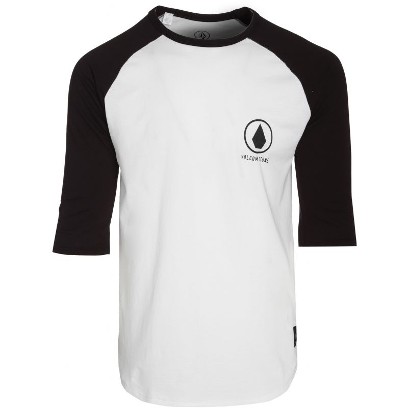 TRIKO VOLCOM MOVE ON 3/4 - bílá - XL