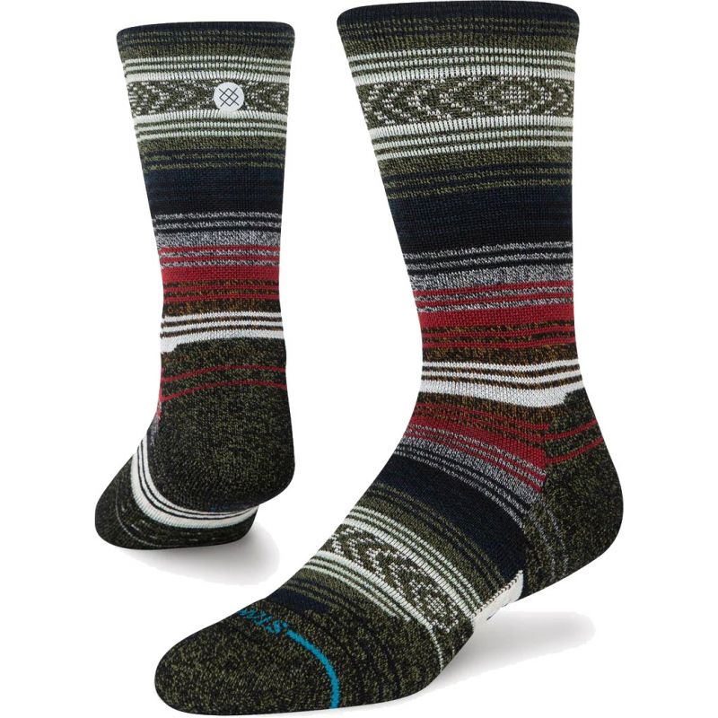 PONOŽKY STANCE MID WOOL CREW - černá - M