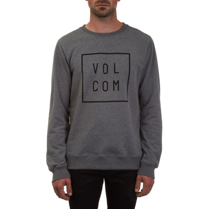 MIKINA VOLCOM APERTURE CREW - šedá - L