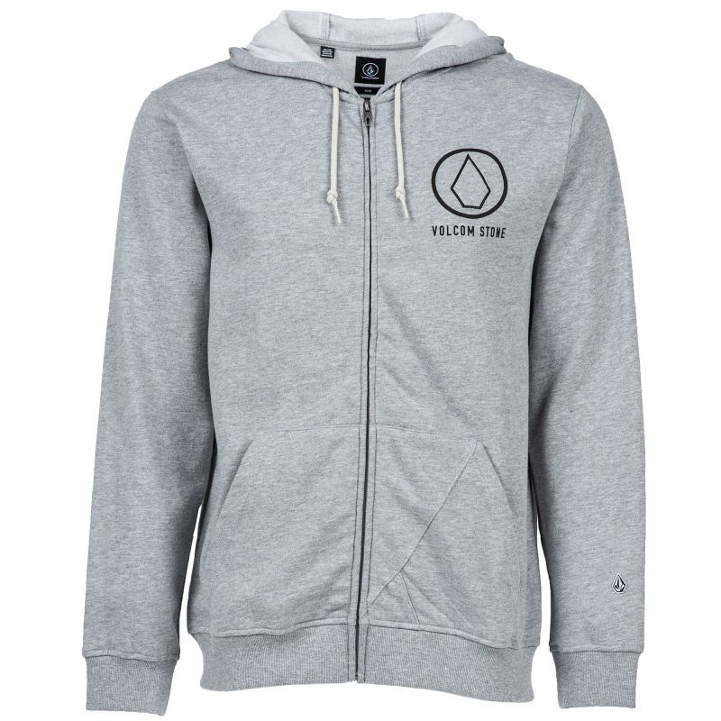 MIKINA VOLCOM STRAY DOG ZIP - šedá - L