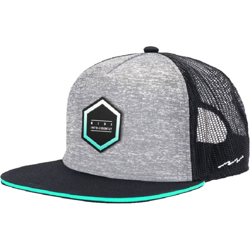 Fotografie KŠILTOVKA AZTRON HEX GREY LOGO - šedá