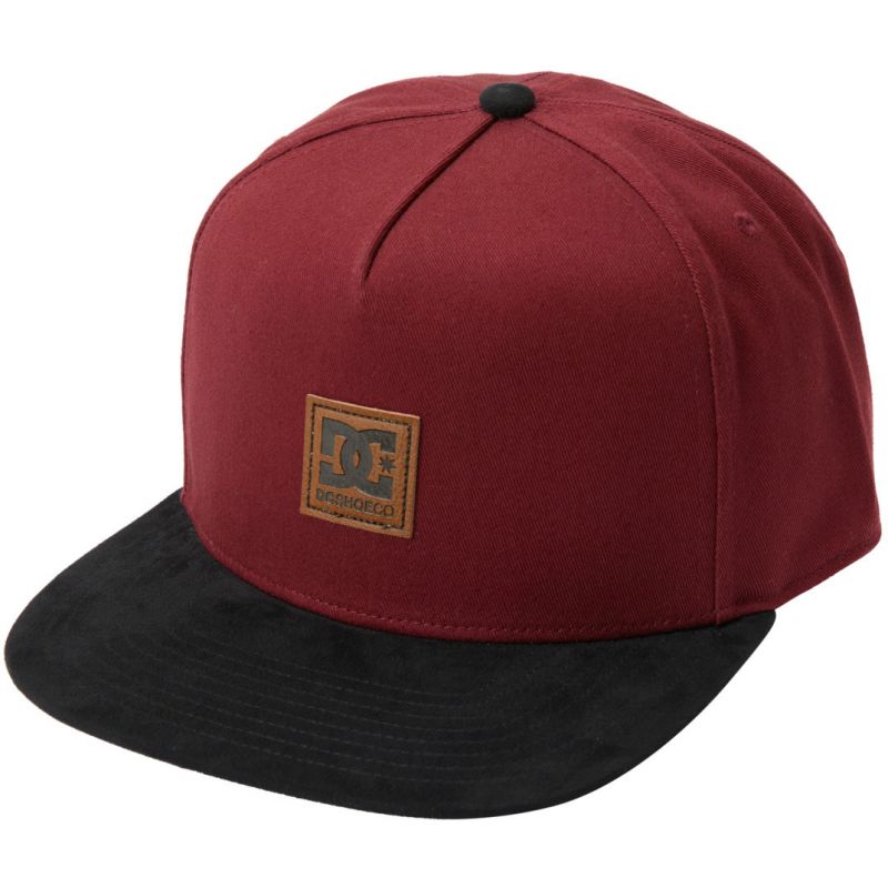 KŠILTOVKA DC Brackers Snapback - vínová