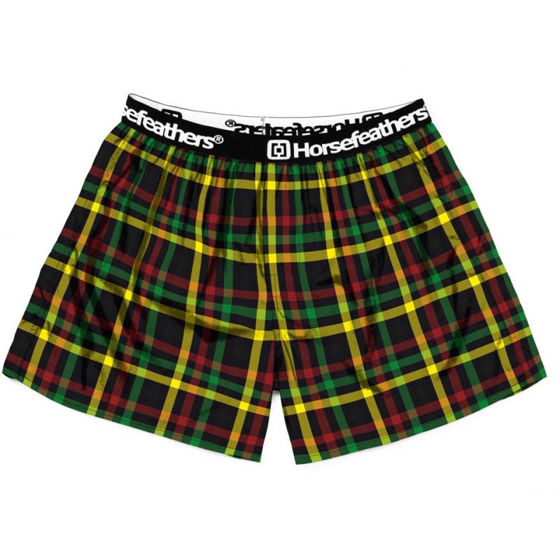 TRENKY HORSEFEATHERS CLAY BOXER - černá - XXL