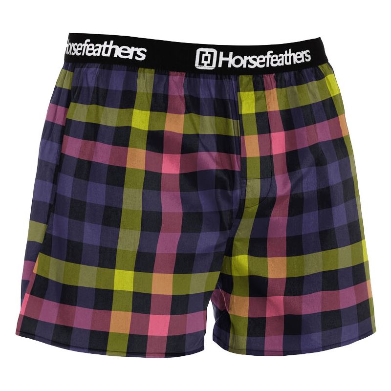 TRENKY HORSEFEATHERS CLAY BOXER - modrá - L - 580848