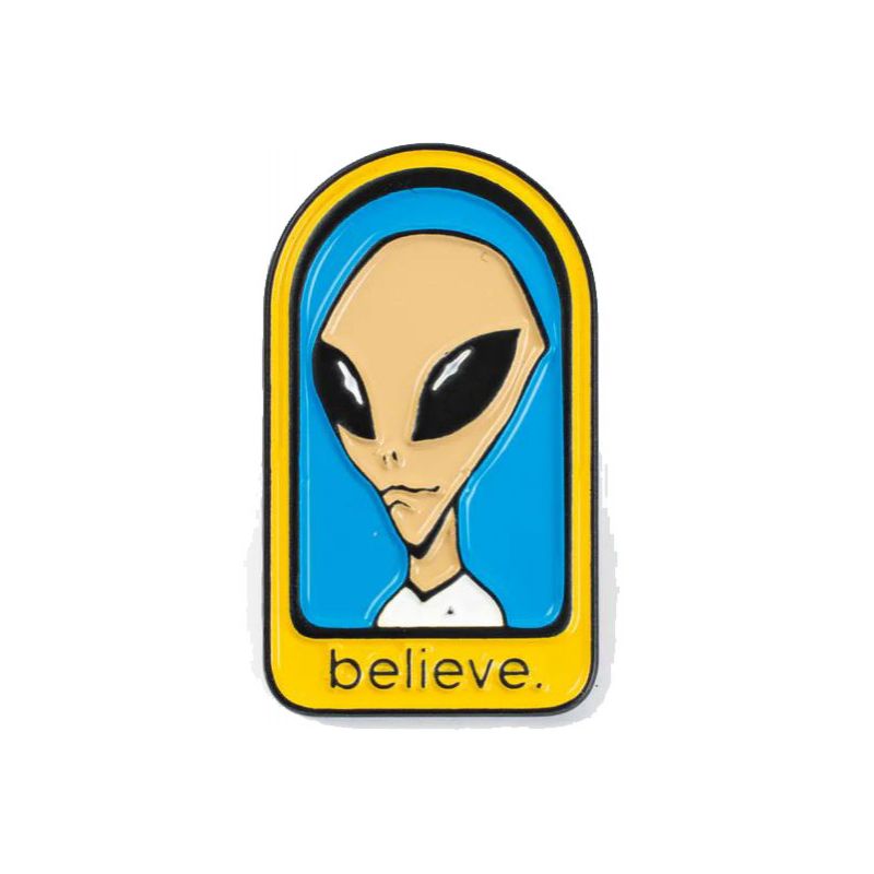 Fotografie ODZNÁČEK ALIEN Believe - žlutá