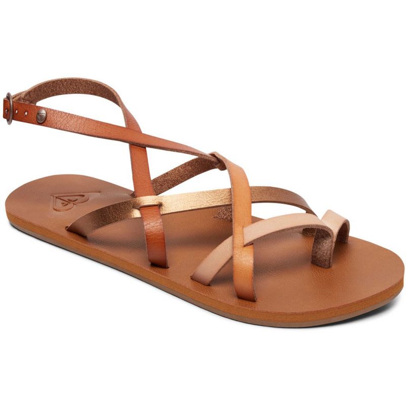 ŽABKY ROXY JULIA - hnědá - EUR 37