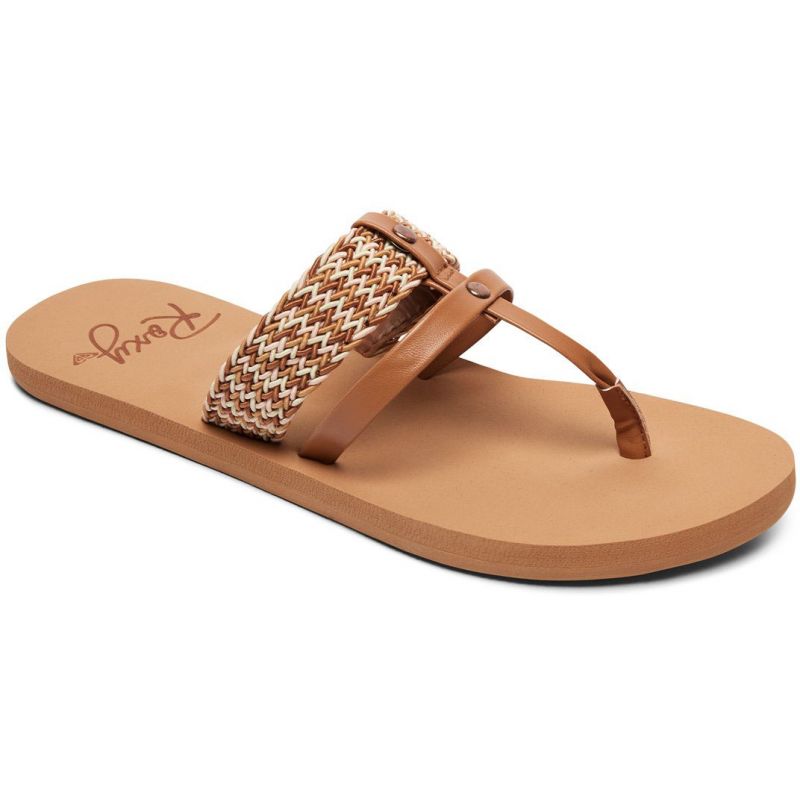 ŽABKY ROXY AILANI - hnědá - EUR 38