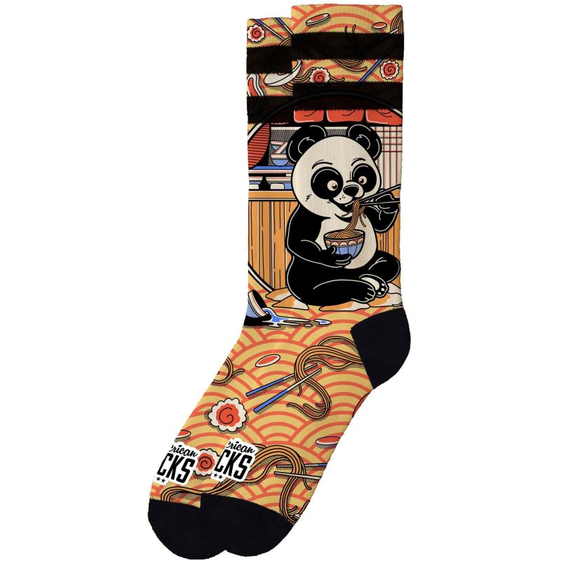 PONOŽKY AMERICAN SOCKS Panda - béžová - S/M