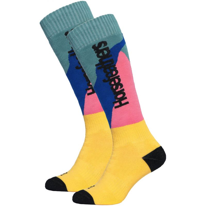 PONOŽKY SNB HORSEFEATHERS CAPELLA SNOW W - žlutá - 5/7