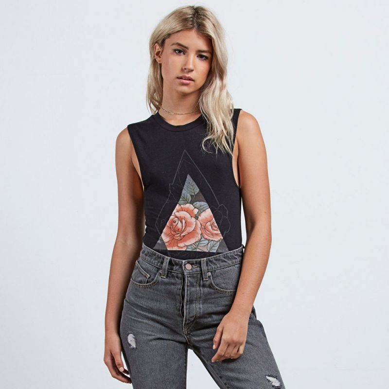 TÍLKO VOLCOM Stody Bodysuit WMS - černá - L
