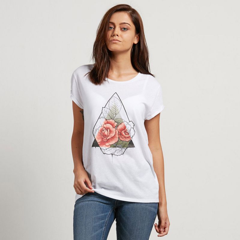 TRIKO VOLCOM Radical Daze WMS - bílá - M