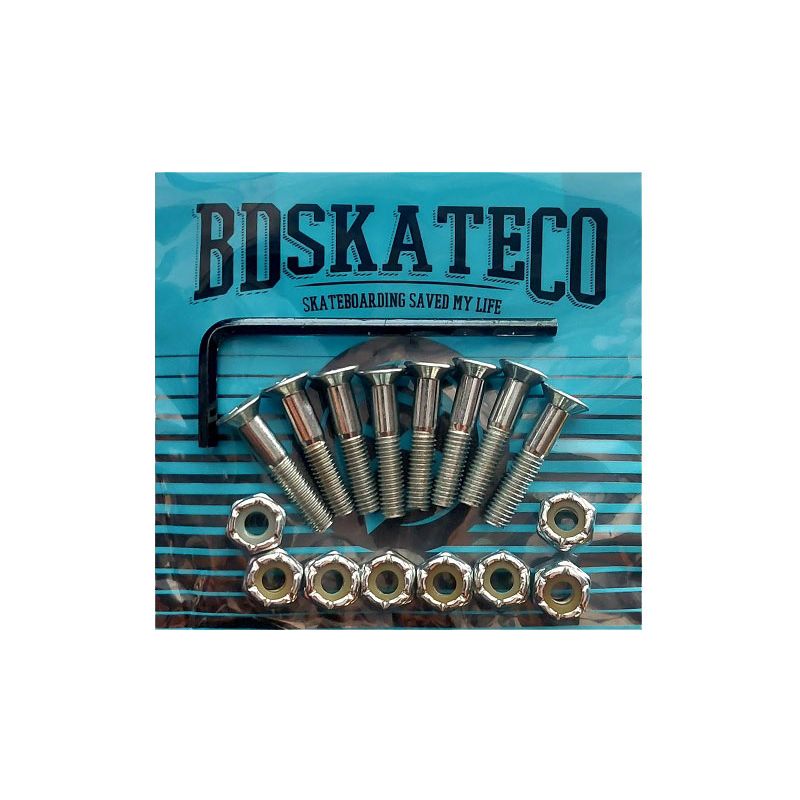 Fotografie SK8 ŠROUBKY BDSKATECO Silver - šedá - 1