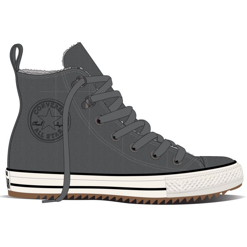 BOTY CONVERSE Chuck Taylor All Star Hike - šedá - EUR 39,5