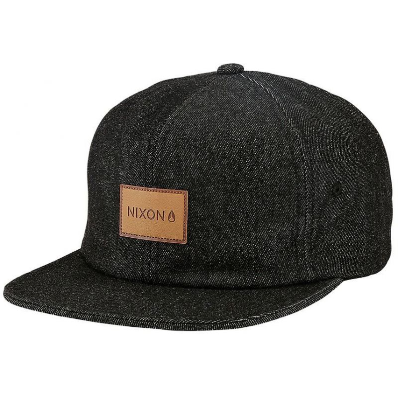 KŠILTOVKA NIXON MASON STRAP BACK - černá