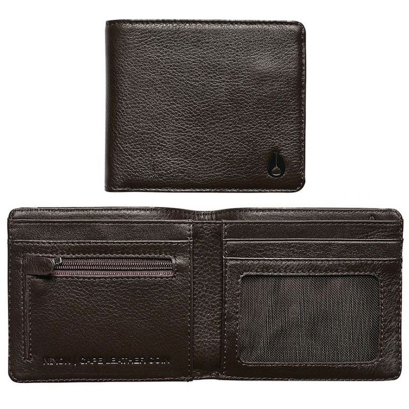PENĚŽENKA NIXON CAPE LEATHER COIN - hnědá