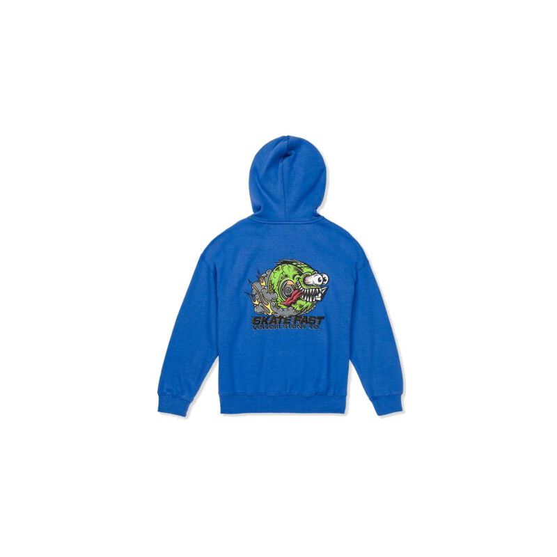 MIKINA VOLCOM Skate Fast Po KIDS - modrá - L