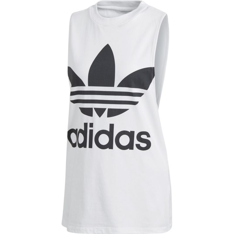 Adidas trefoil tank - bílá - 36