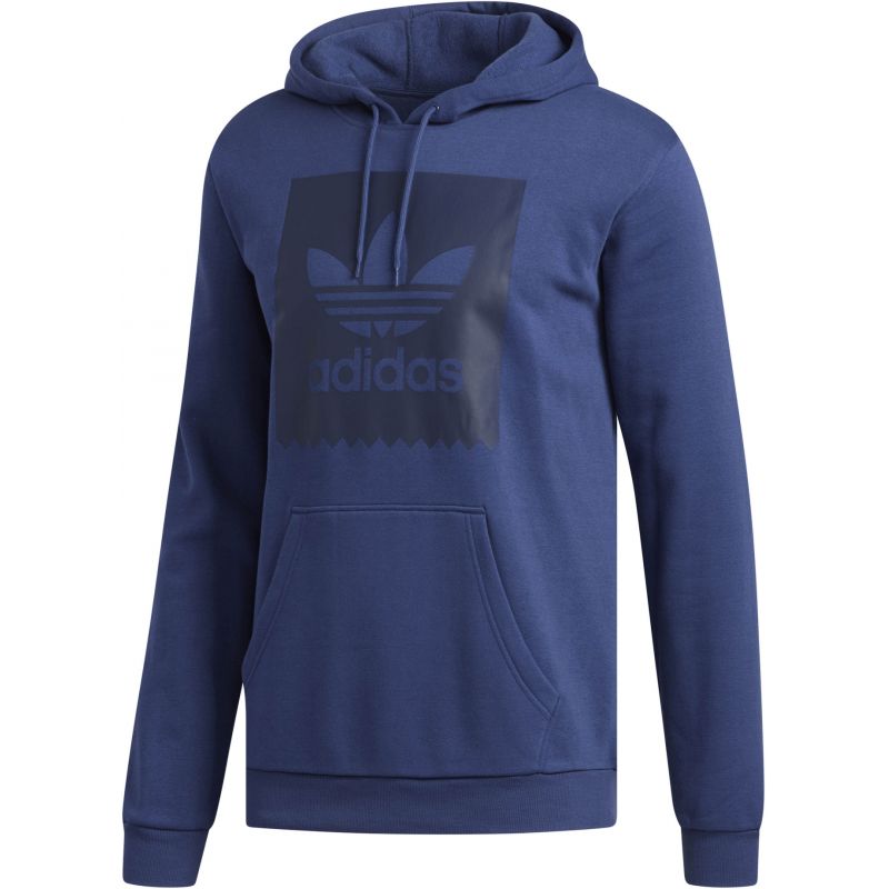 MIKINA ADIDAS TREFOIL SOLID HOODIE - modrá - L