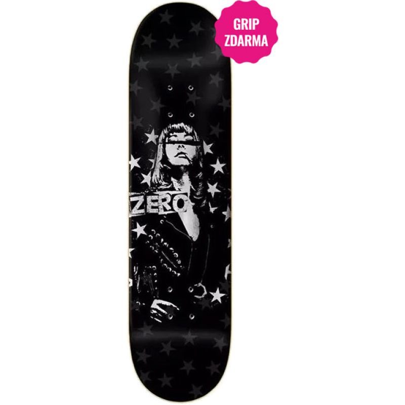 SK8 DESKA ZERO Kiss Off Foil - černá - 8.5