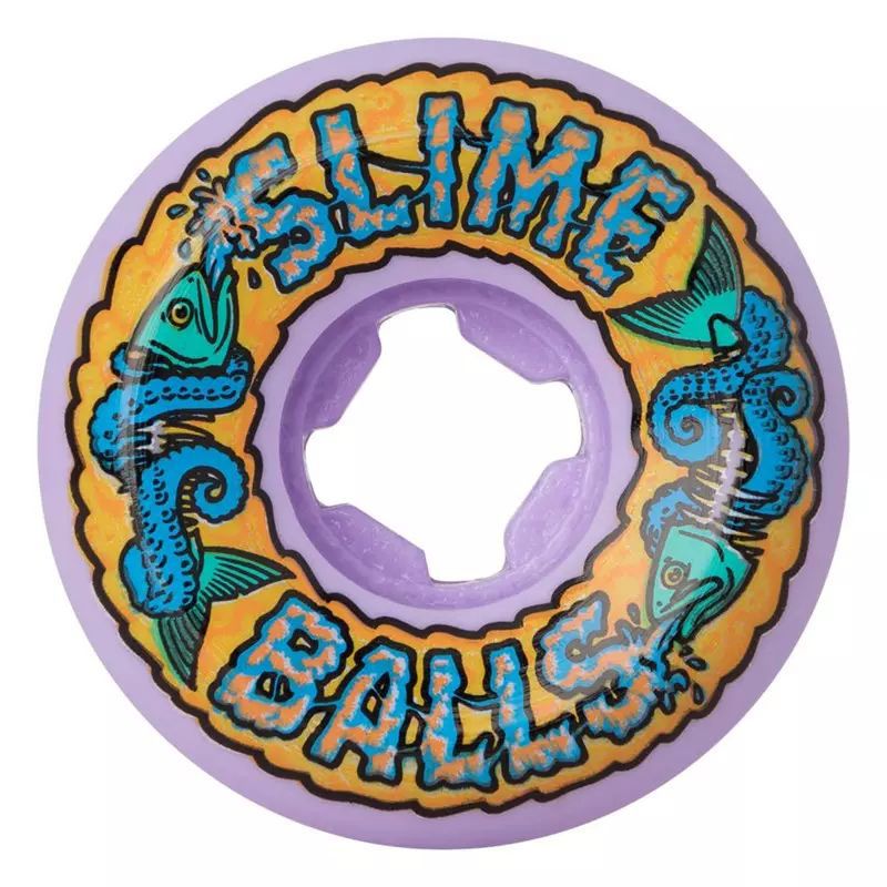 SK8 KOLA SLIME BALLS Fish Balls Speed PU - fialová - 54mm/99a