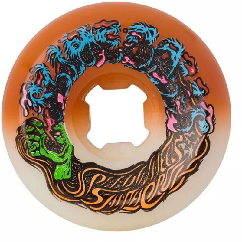 SK8 KOLA SLIME BALLS Hairballs 50-50 WHT - oranžová - 56mm/95a