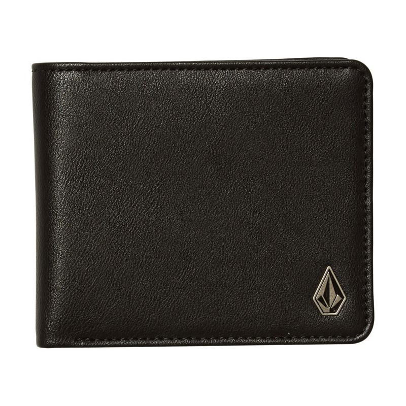 PENĚŽENKA VOLCOM Slim Stone Pu L - černá