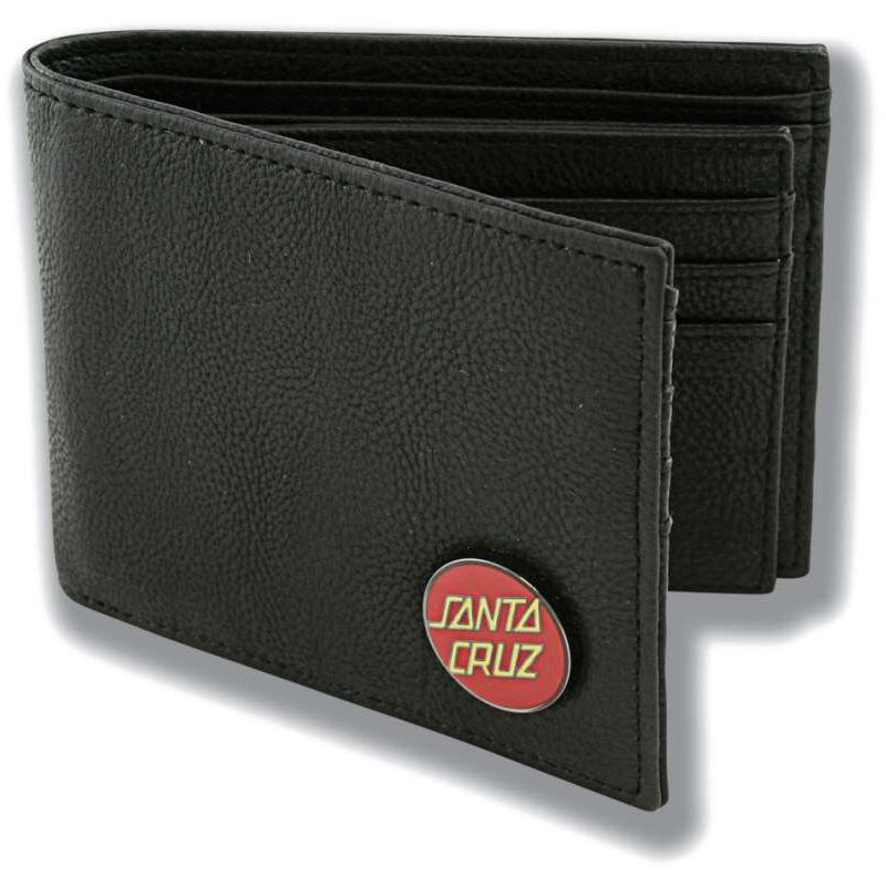 SANTA CRUZ CLASSIC LEATHER PENEZENKA - černá
