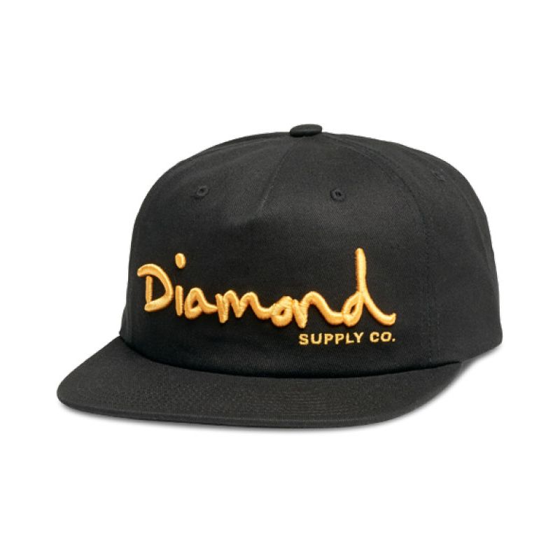 KŠILTOVKA DIAMOND OG SCRIPT UNCONSTRUCTE - černá