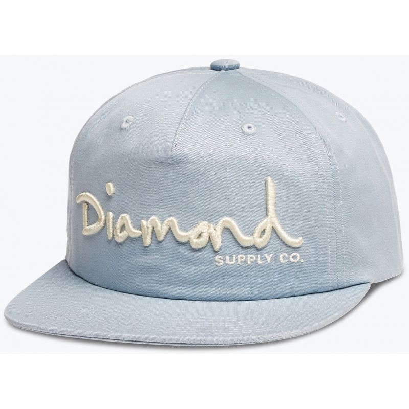 Diamond script - modrá