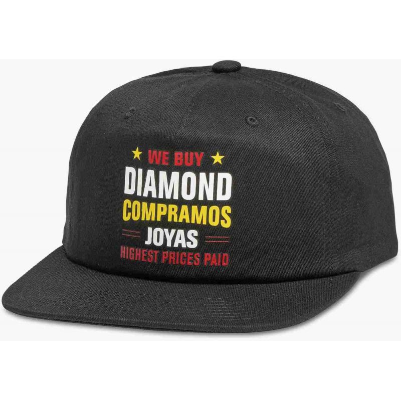 KŠILTOVKA DIAMOND JEWLERS ROW - černá