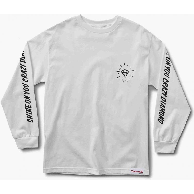 Diamond outshine - bílá - L