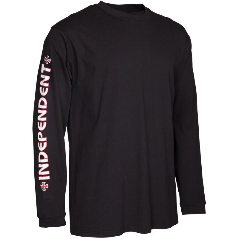 TRIKO INDEPENDENT Bar Cross L/S - černá - L
